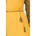 Printed long Dress in dual color- Green-Mustard Printed long Dress in dual color- Green-Mustard